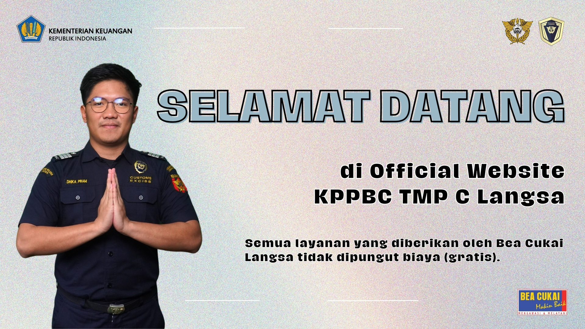 Selamat Datang di Official Website Bea Cukai Langsa