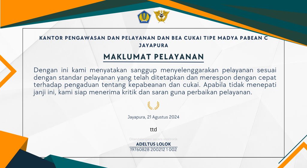 Maklumat Pelayanan