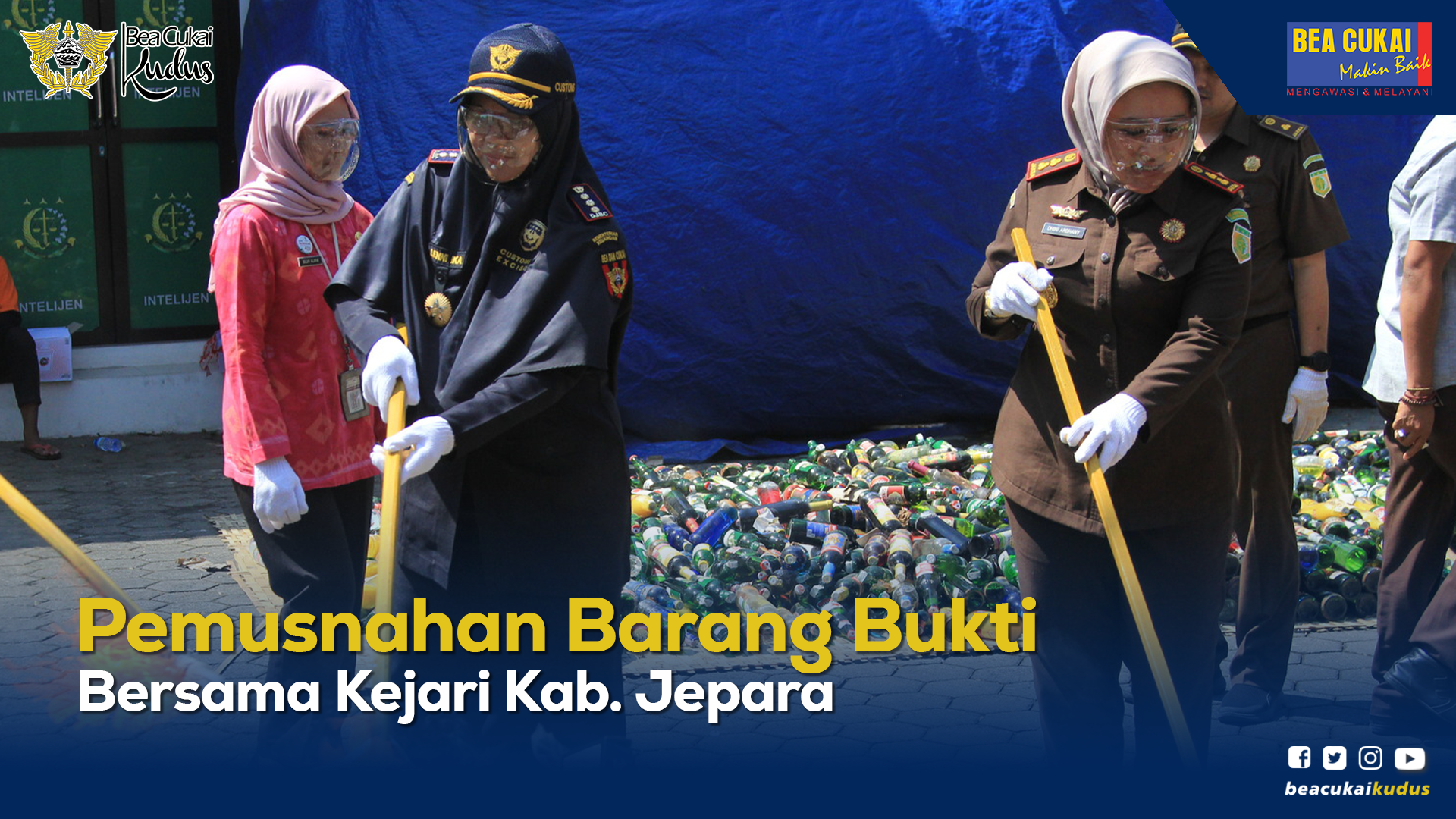 Ribuan Batang Rokok Ilegal Dimusnahkan di Jepara, Sinergitas Antar Instansi Perkuat Penegakan Hukum