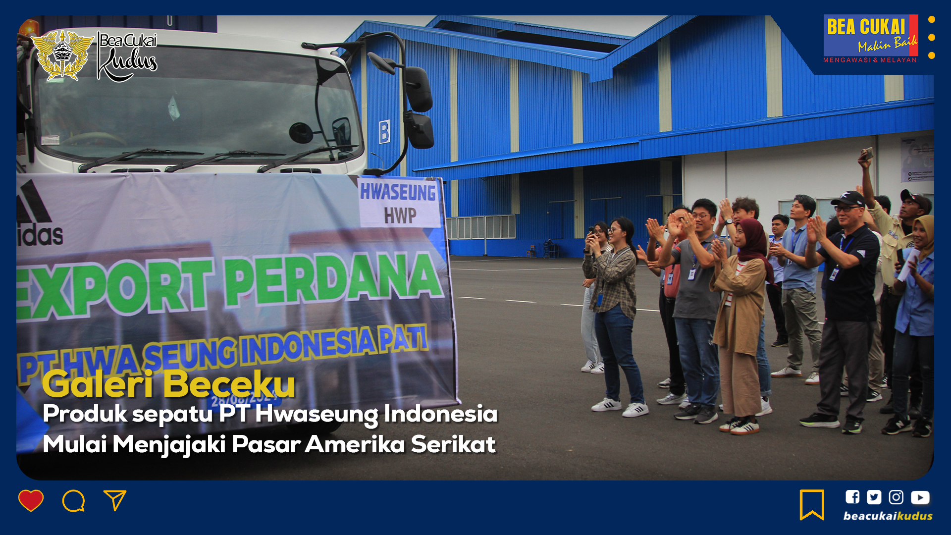 Produk Sepatu PT Hwaseung Indonesia Mulai Menjajaki Pasar Amerika Serikat