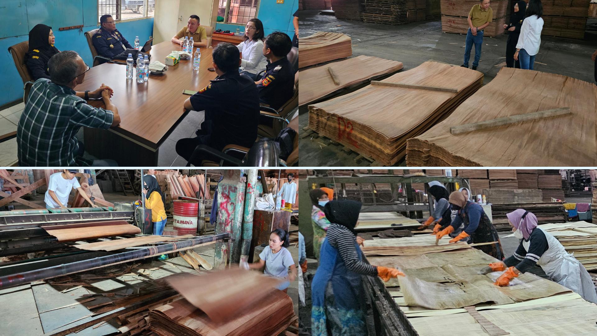 Bukti Nyata Industrial Assistance, Bea Cukai Samarinda Adakan Customs Visit Customers ke PT Kayu Alam Perkasa Raya
