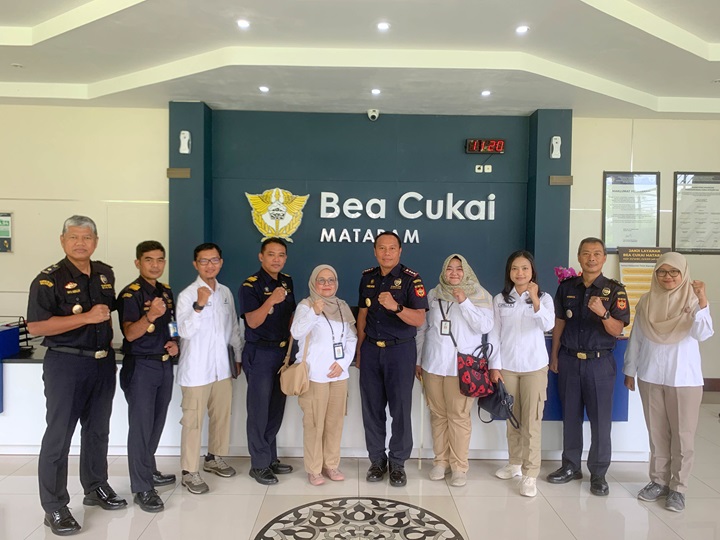 Bea Cukai Mataram Menerima Kunjungan Badan Pengawas Obat dan Makanan (BPOM)