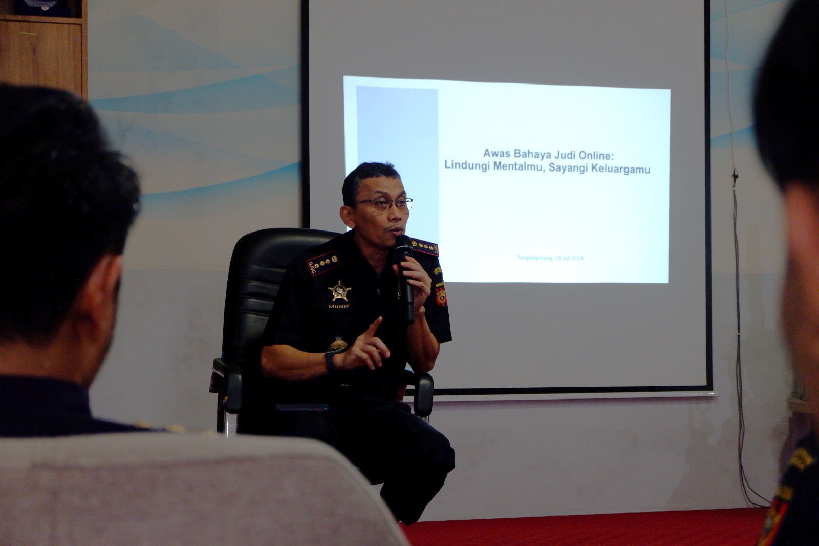 Bea Cukai Pangkalpinang Selenggarakan Pagi-pagi Sharing tentang Dampak Negatif dari Judi Online