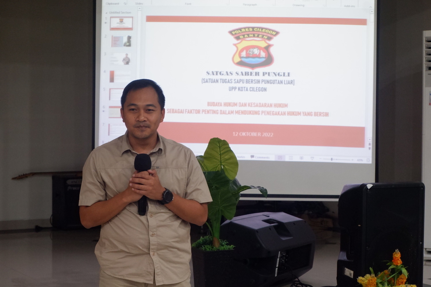 Perkuat Integritas, Bae Cukai Merak Laksanakan BINTAL dan Sosialisasi SABER PUNGLI