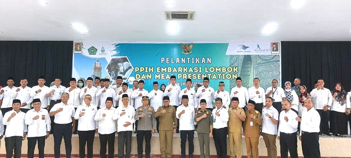 Bea Cukai Mataram Hadiri Pelantikan PPIH Embarkasi Lombok 1445 H