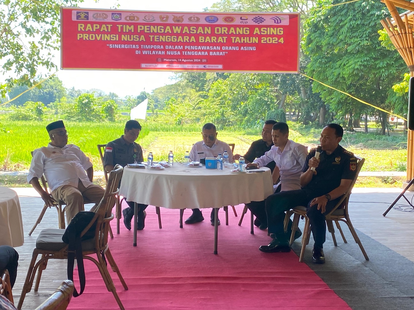 Bea Cukai Mataram Hadiri Rapat Tim Pengamanan Orang Asing Provinsi Nusa Tenggara Barat