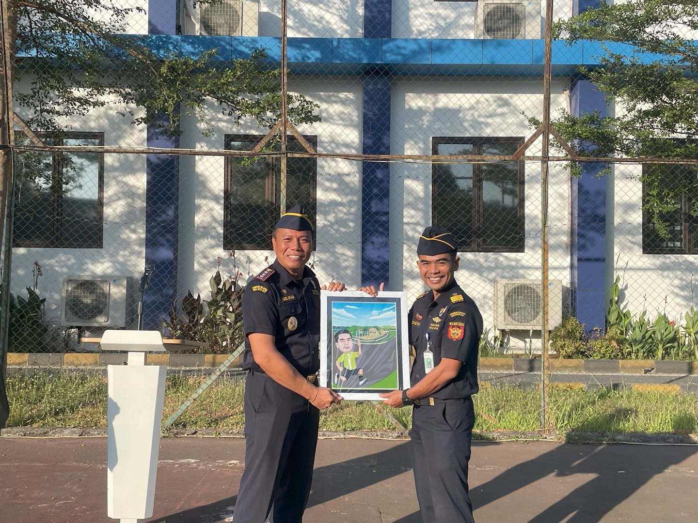 Apel Rutin Periode Bulan September Sekaligus Perpisahan Pegawai Bea Cukai Mataram