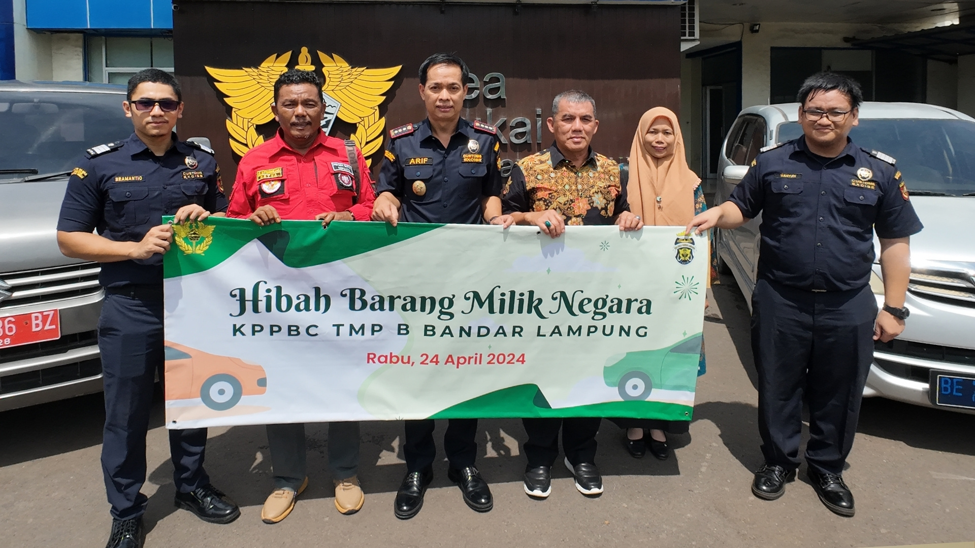 Bea Cukai Lampung Hibahkan Barang Milik Negara