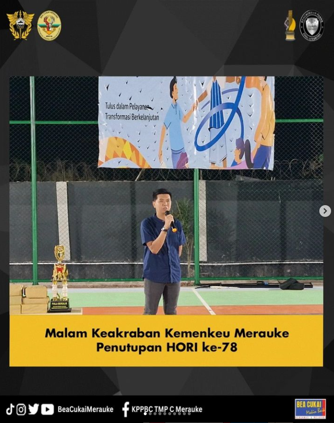 Malam Keakraban Kemenkeu Merauke Penutupan HORI Ke-78