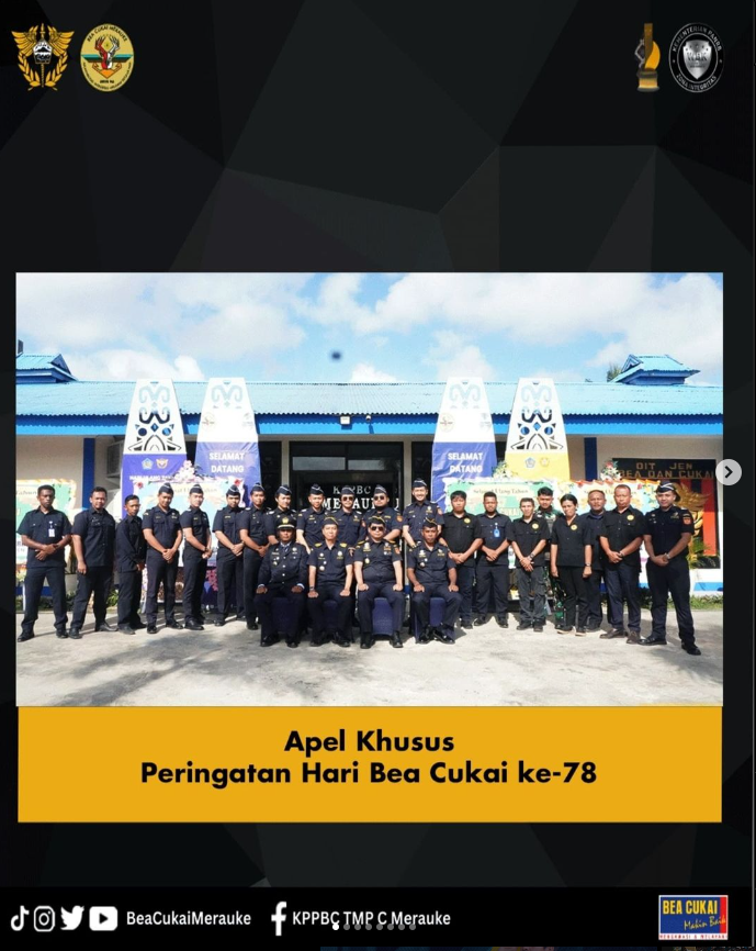 Apel Khusus Hari Bea Cukai Ke-78