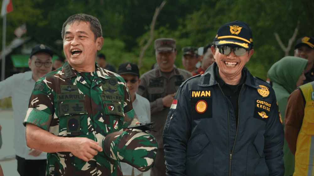 Kepala Staf Angkatan Darat (KASAD) Kunjungi PLBN Jagoi Babang, Kanwil DJBC Kalbagbar Turut Menyambut