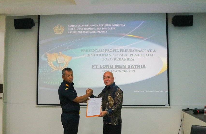 Bea Cukai Kanwil Jakarta Kembali Berikan Izin Fasilitas, Kali Ini Izin Fasilitas Toko Bebas Bea