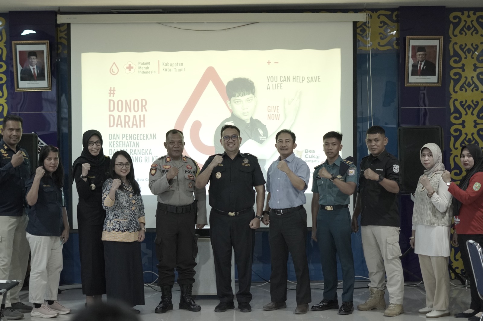 Sambut HORI ke-78 dan Hari Bea Cukai ke-78, Bea Cukai Sangatta Laksanakan Kegiatan Donor Darah dan Pengecekan Kesehatan