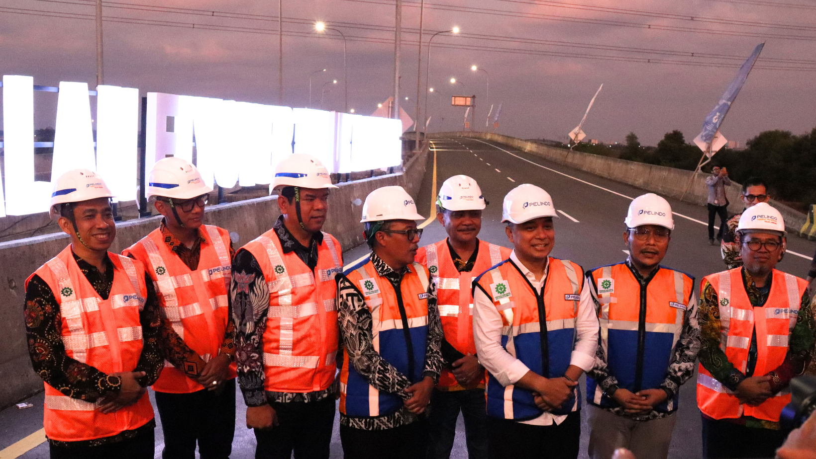 Dukung Konektivitas Teluk Lamong : BC Perak Hadiri Peresmian Fly Over Pelabuhan Terminal Teluk Lamong