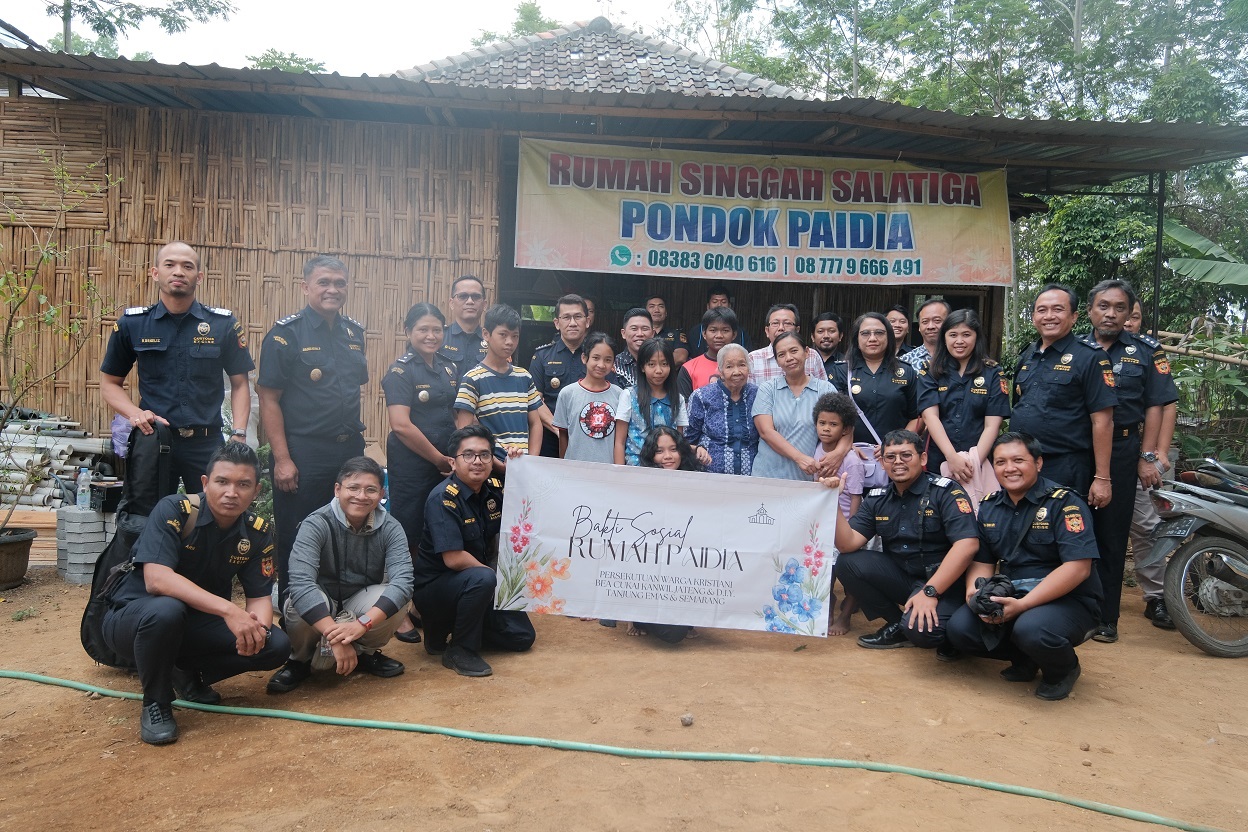 Peduli Sesama, Bea Cukai Salurkan Bantuan Sosial di Rumah Singgah Paidia Salatiga