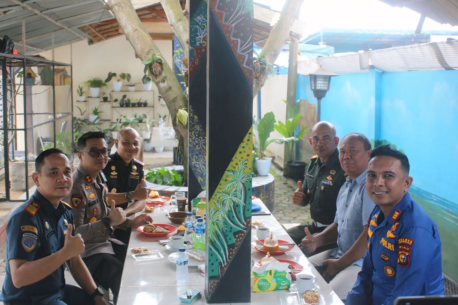 Coffee Morning Antar Instansi Pada Kantor Bea Cukai Tembilahan