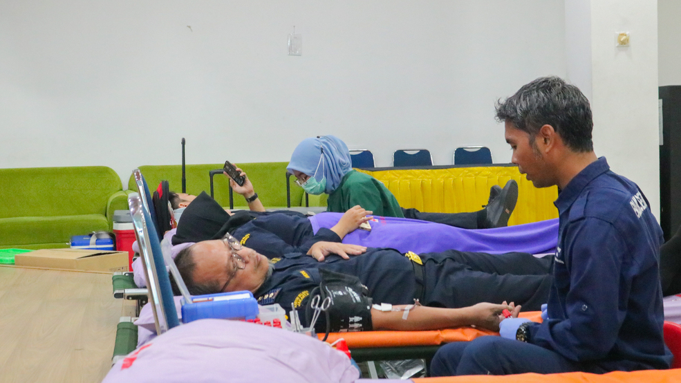 Bea Cukai Kanwil Jakarta Gelar Donor Darah Bersama dengan Satuan Kerja di Lingkungan Kanwil DJBC Jakarta