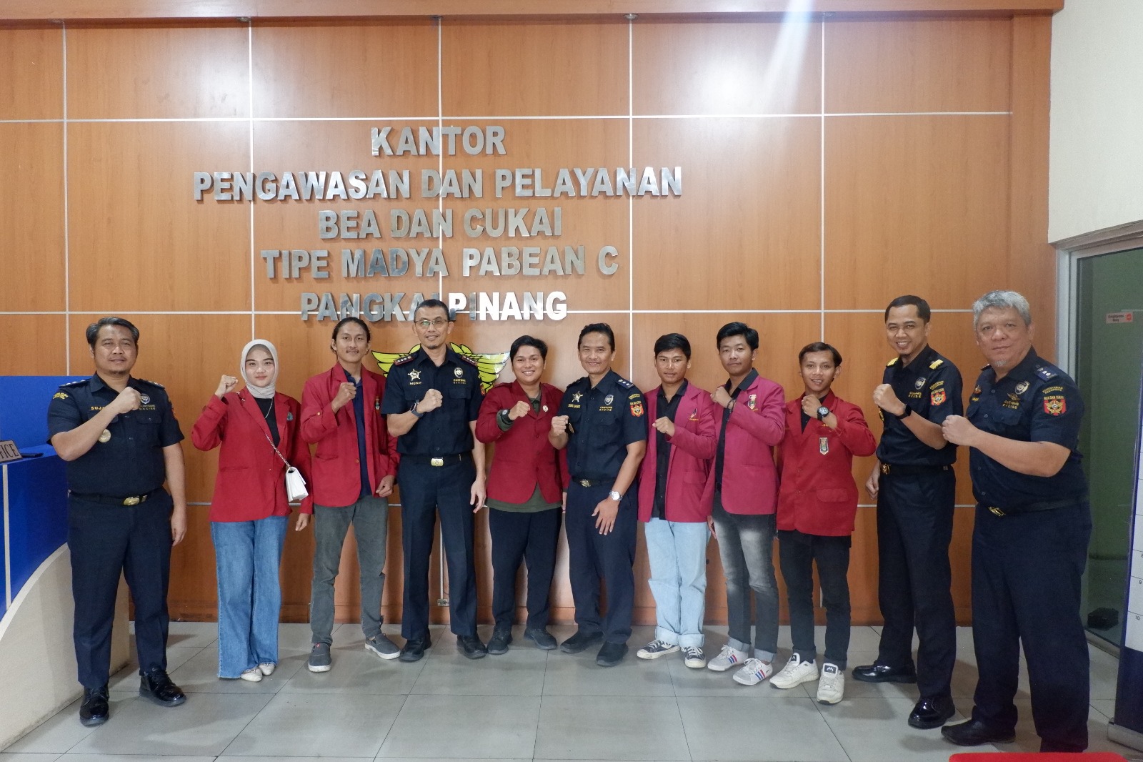 Bea Cukai Pangkalpinang Memberikan Pengetahuan Berupa Tugas dan Fungsi Bea Cukai kepada Ikatan Mahasiswa Muhhammadiyah Haedar Nashir