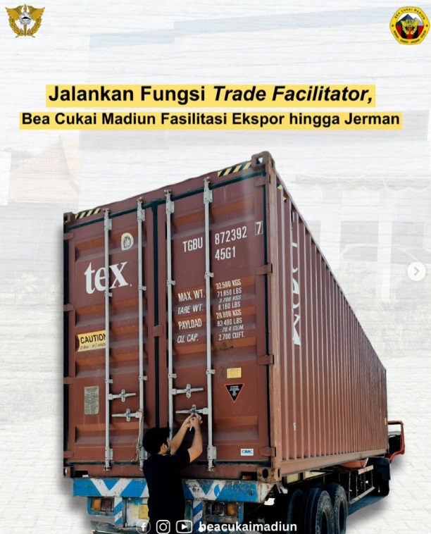 Bea Cukai Madiun Fasilitasi Ekspor