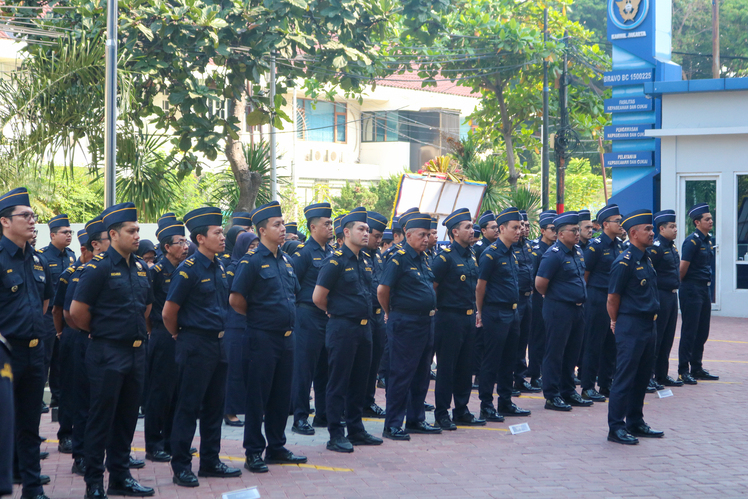 Apel Khusus Peringatan hari Bea Cukai Ke-78 Tahun 2024 di Bea Cukai Kanwil Jakarta