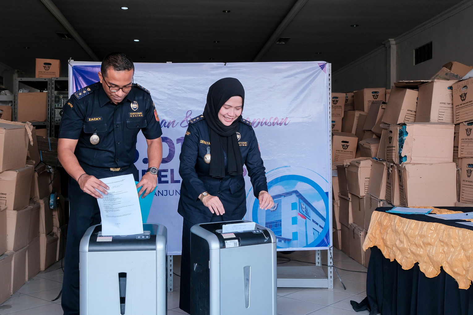 Wujudkan Pelayanan Publik yang Efisien, Bea Cukai Musnahkan Ribuan Arsip Usang
