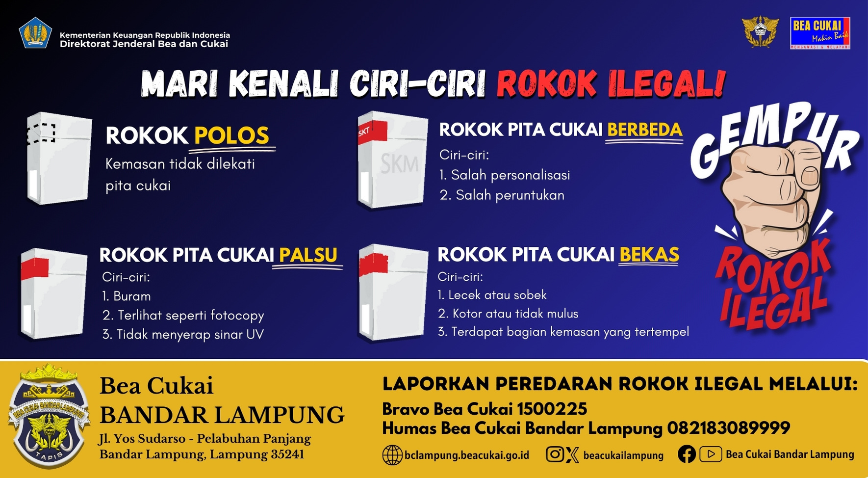 Gempur Rokok Ilegal