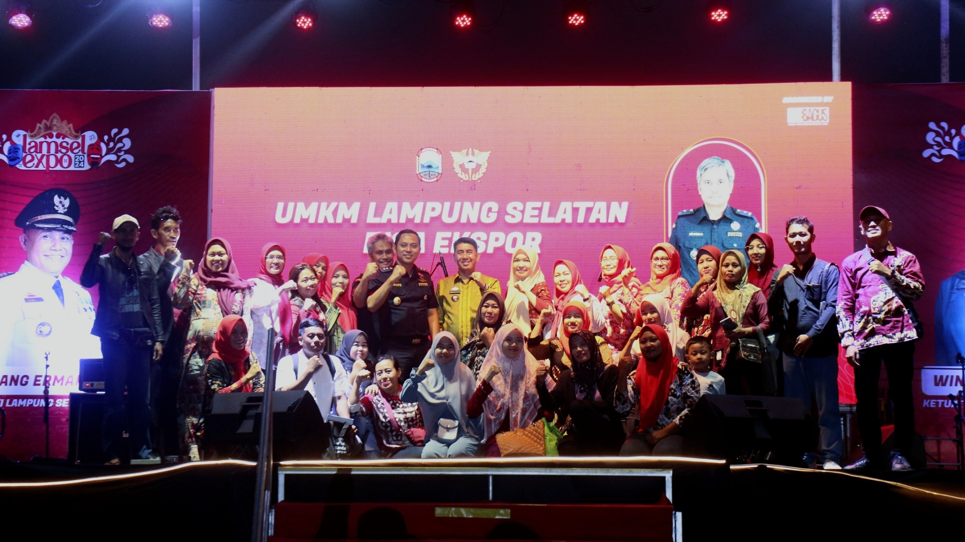 Bea Cukai Lampung melaksanakan sosialisasi ekspor kepada UMKM Lampung Selatan pada acara Lampung Selatan Expo 2024