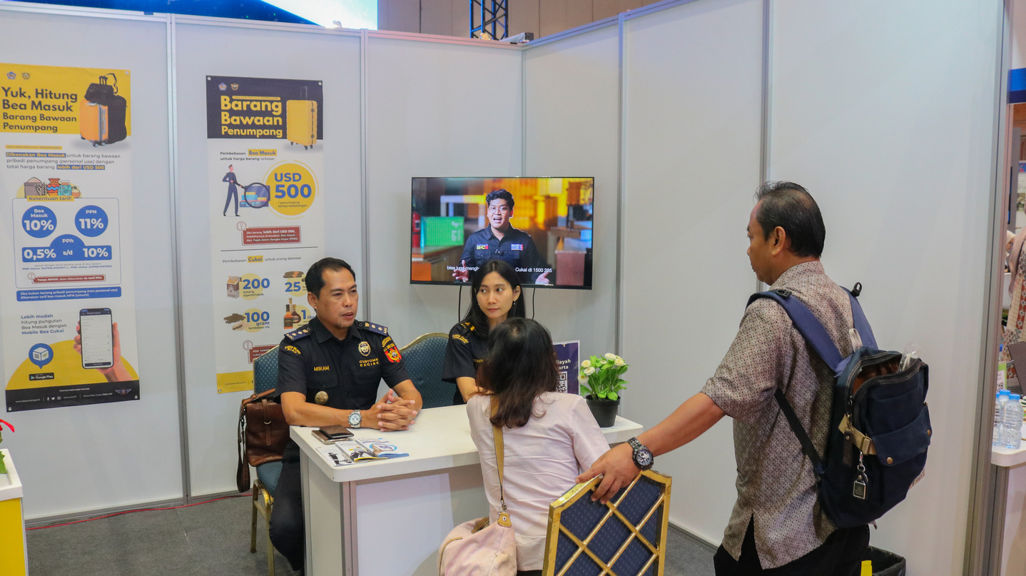 Bea Cukai Turut Berpartisipasi Dalam Acara INDES dan IBEF Tahun 2024