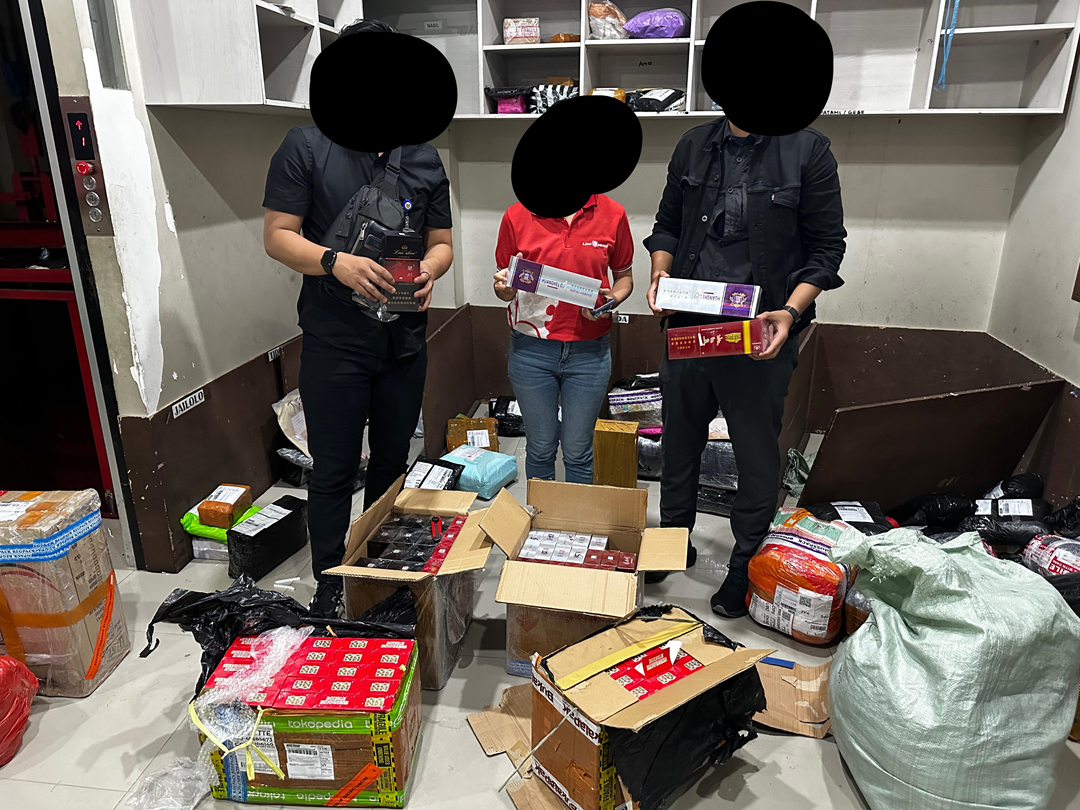 Bea Cukai Ternate Tegas Berkomitmen Berantas Rokok Tanpa Pita Cukai  