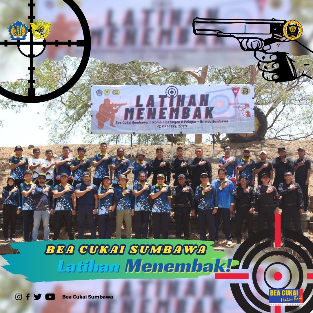 Latihan Menembak Bea Cukai Sumbawa