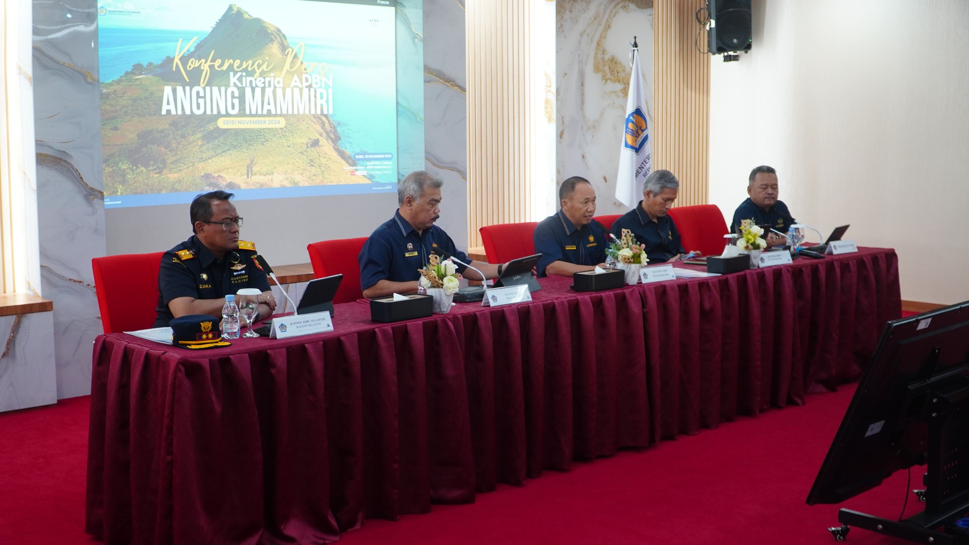 Konferensi Pers dan Rapat Koordinasi (ALCo) Kemenkeu Satu Provinsi Sulawesi Selatan