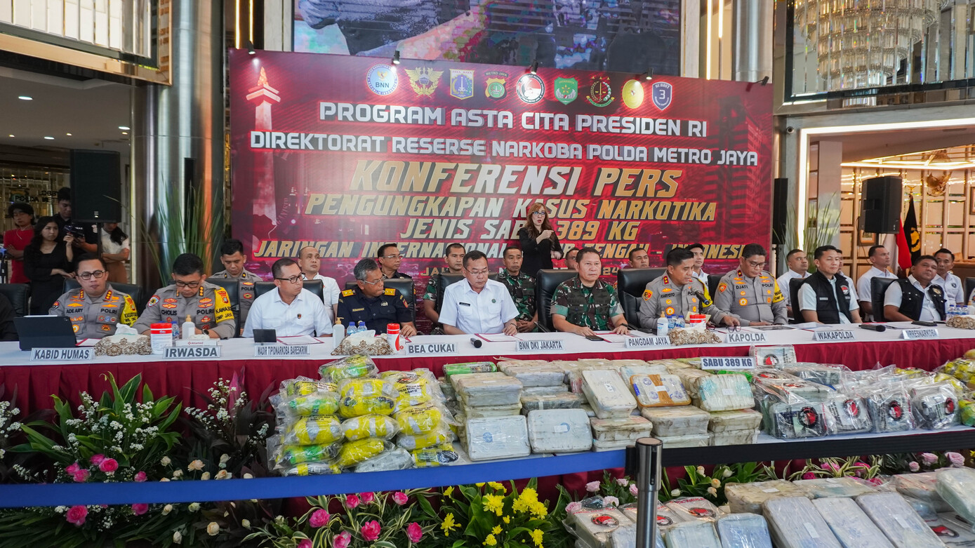 Bea Cukai Kanwil Jakarta Turut Serta Dalam Pengungkapan Narkotika Sabu 389Kg