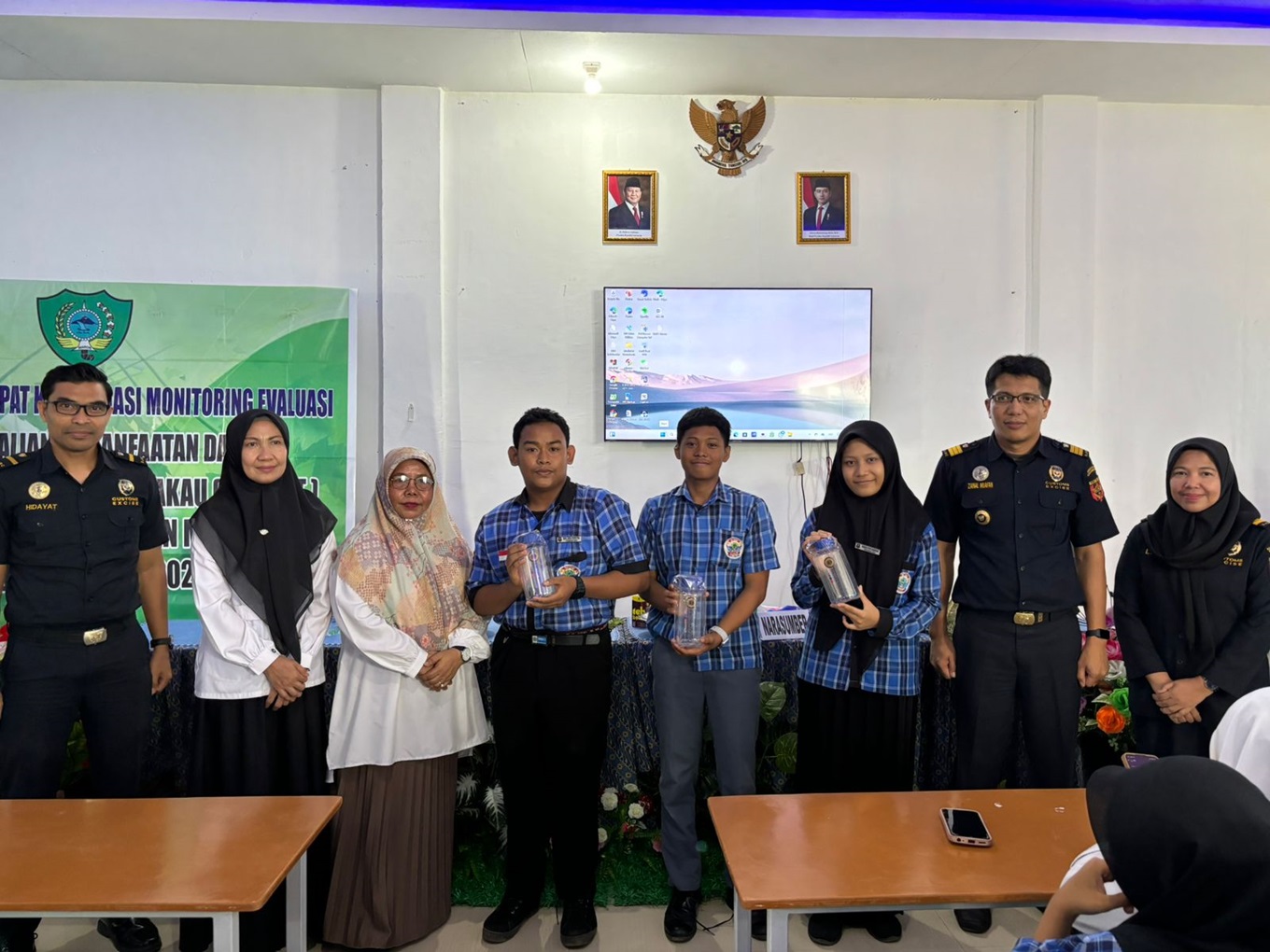 Sosialisasi Ketentuan di Bidang Cukai pada SMK Negeri 1 Lau Kabupaten Maros