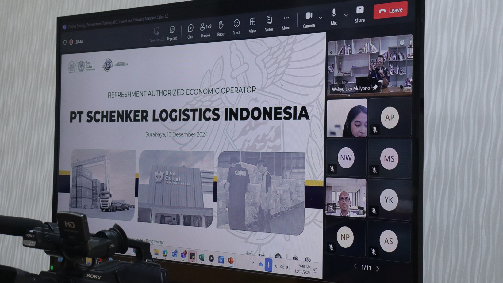 Bea Cukai Tanjung Perak Berikan Refreshment AEO dan CEISA Manifes Bagi Pelaku Usaha