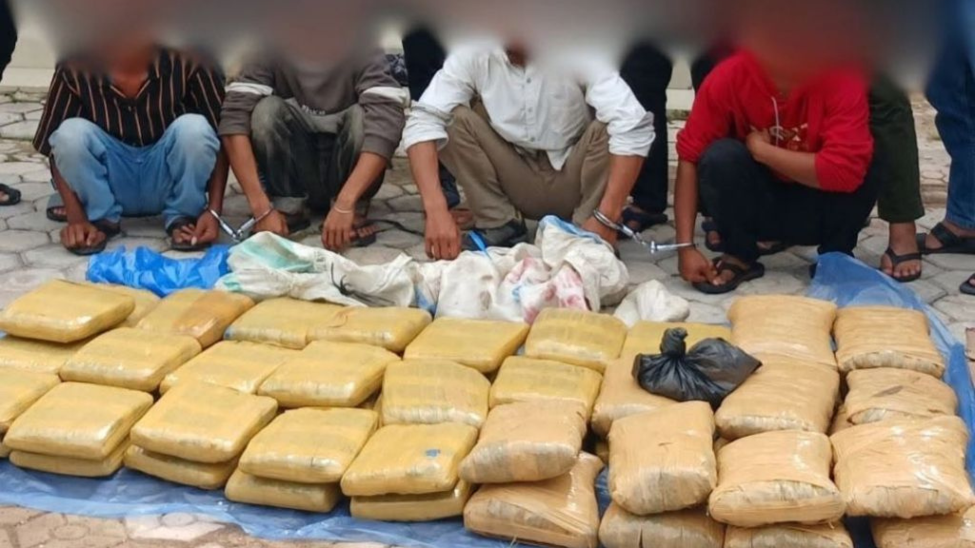 Tim Gabungan BNNP Kep.Bangka Belitung, Bea Cukai Pangkalpinang, dan KSOP Muntok Gagalkan Peredaran Ganja 54,94 Kilogram