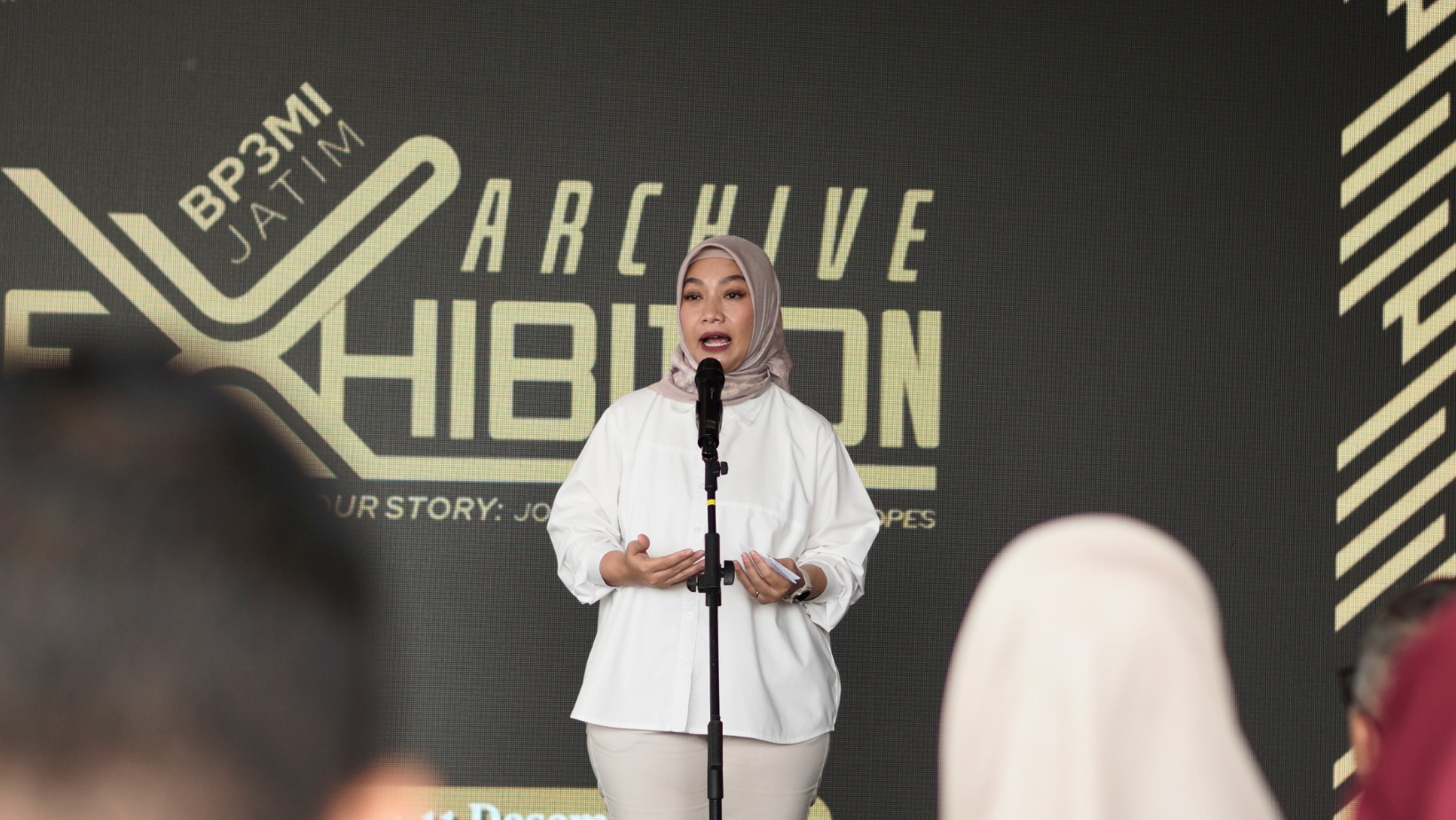 Bangun Sinergi Berkelanjutan : Bea Cukai Tanjung Perak Hadiri Pameran Arsip BP3MI 