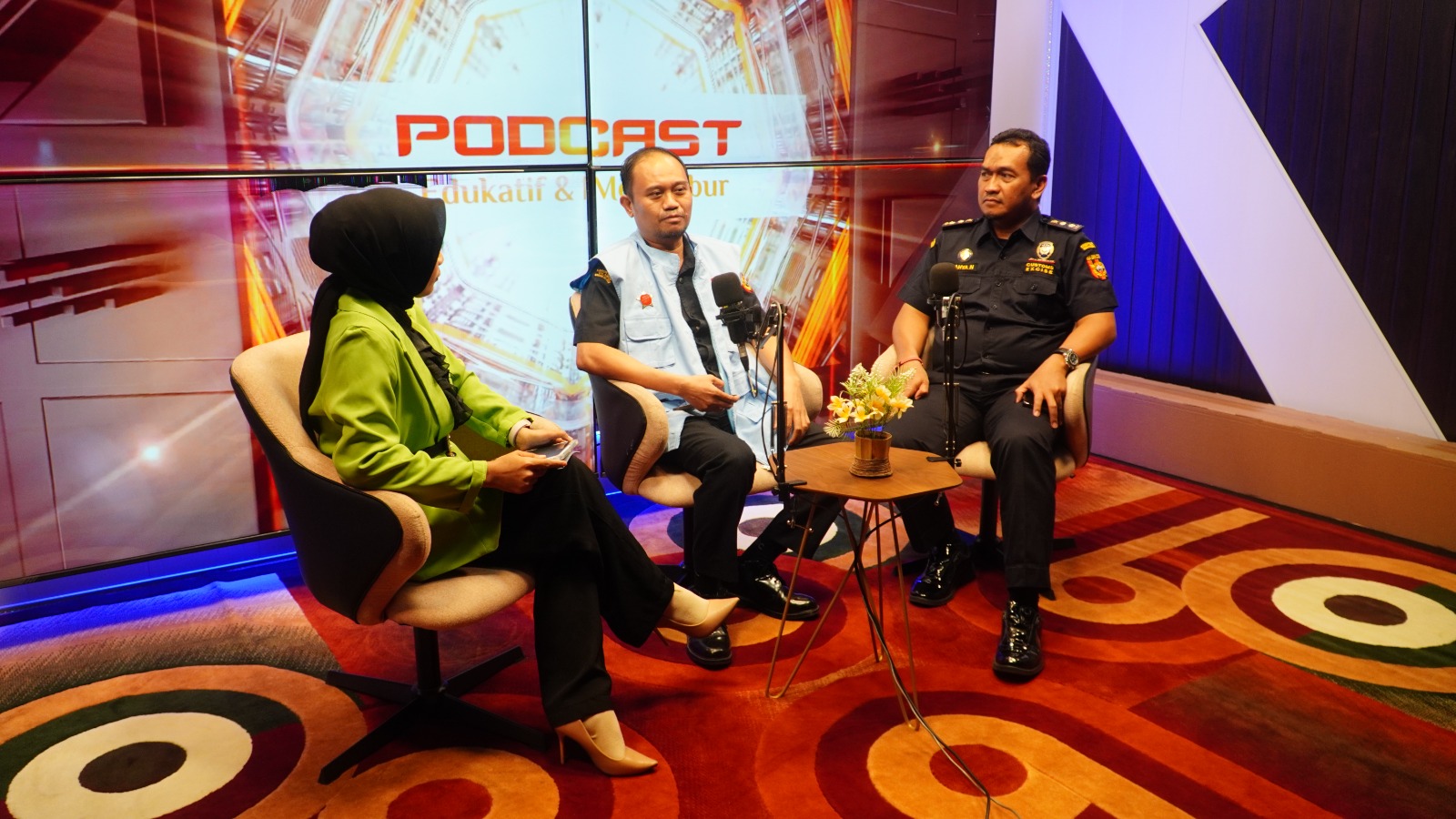 Talkshow Kanwil Bea Cukai Sulbagsel di iNews Makassar