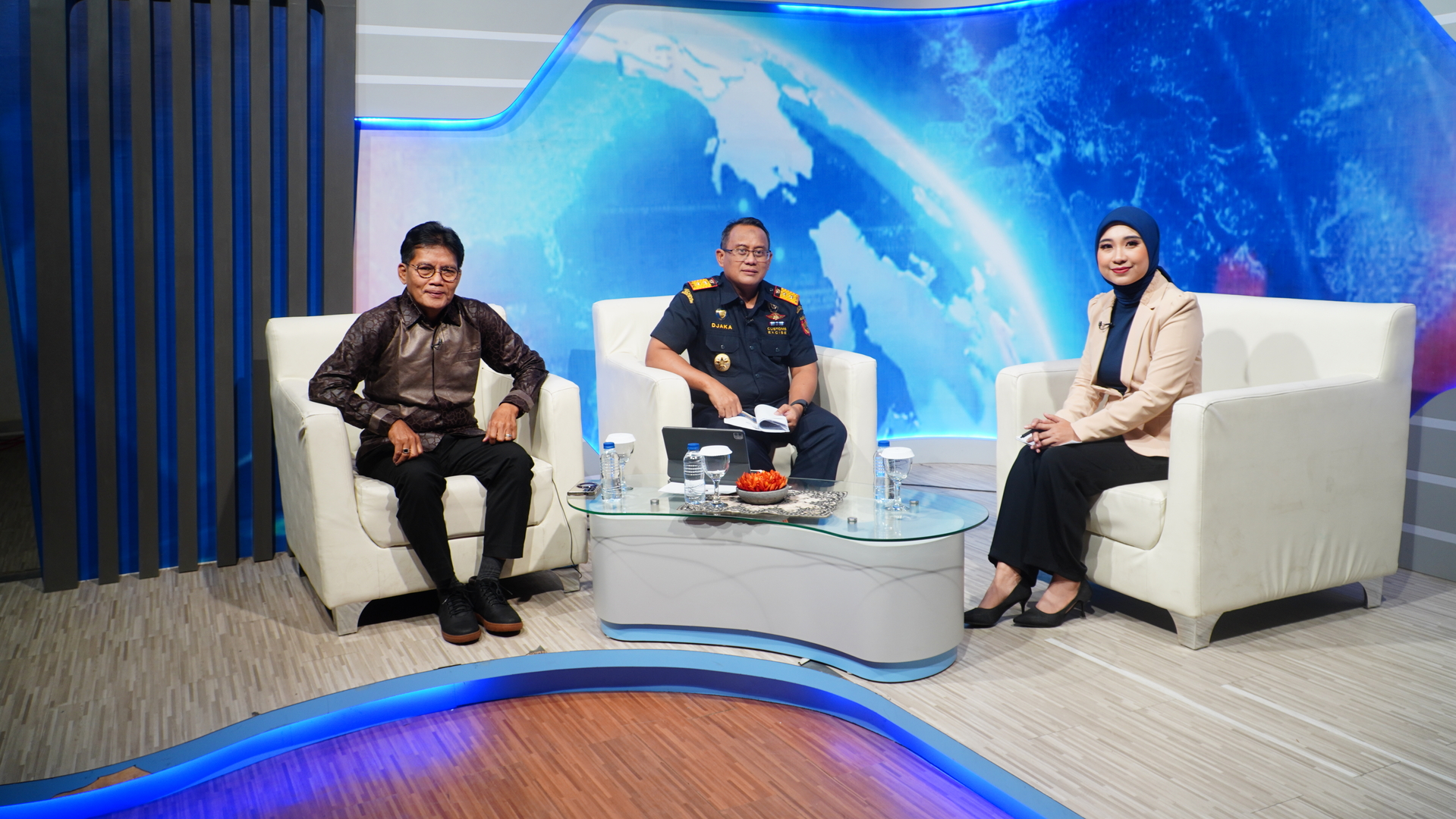 Talkshow Kanwil Bea Cukai Sulbagsel di Television Republik Indonesia (TVRI) Sulawesi Selatan