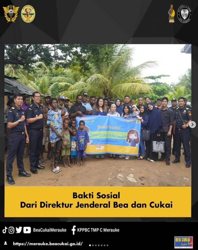 BAKTI SOSIAL DIREKTUR JENDERAL BEA CUKAI