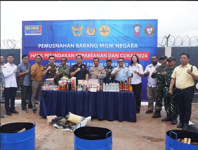 Pemusnahan Barang yang Menjadi Milik Negara Hasil Penindakan di Bidang Kepabeanan dan Cukai