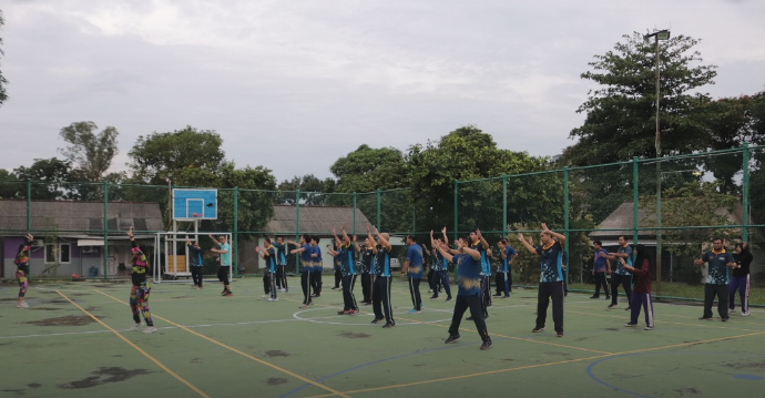 Bea Cukai Pangkalpinang Tingkatkan dan kebugaran Pegawai dengan Olahraga