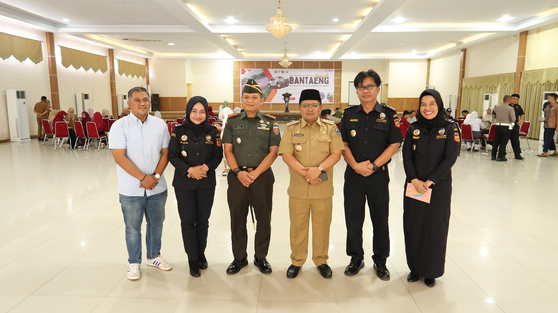 Tour de Bantaeng, Export Assistance Bea Cukai Makassar