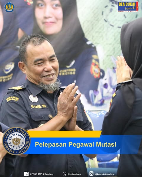 Pelepasan Pegawai Mutasi Bea Cukai Bandung
