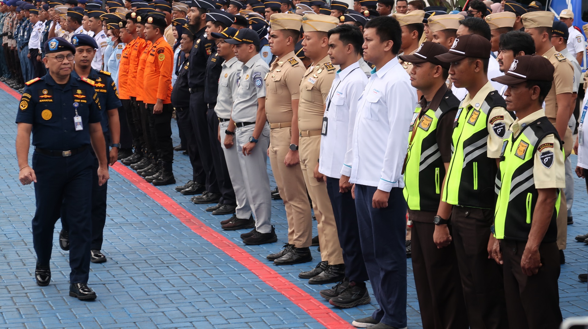 Apel Penutupan Posko Nataru, Pelabuhan Laut Soekarno-Hatta