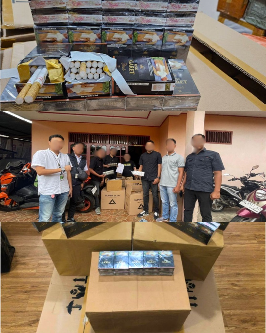 Sinergi Penindakan 45.000 Batang Rokok Ilegal DJBC-TNI