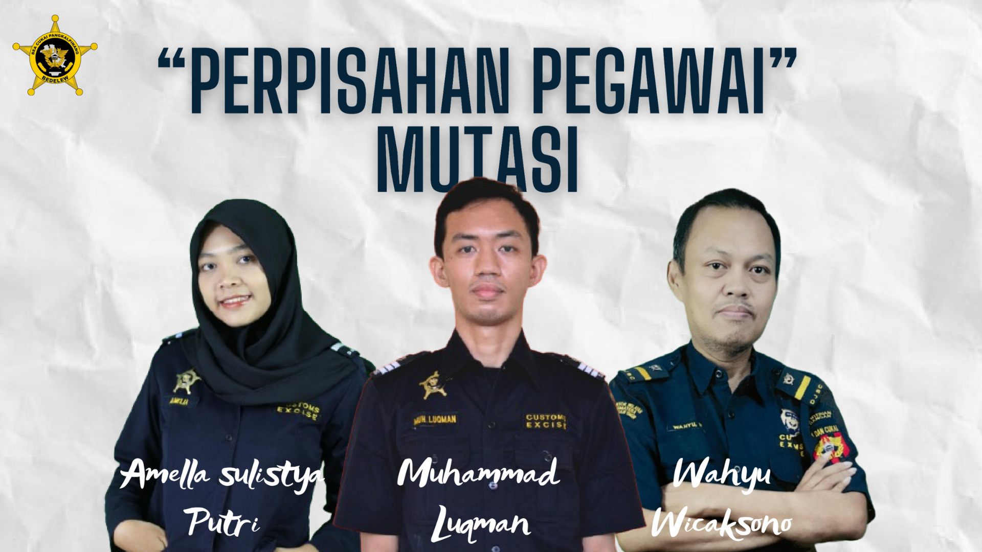 Pembinaan Mental dan Hantar Tugas Pegawai Mutasi