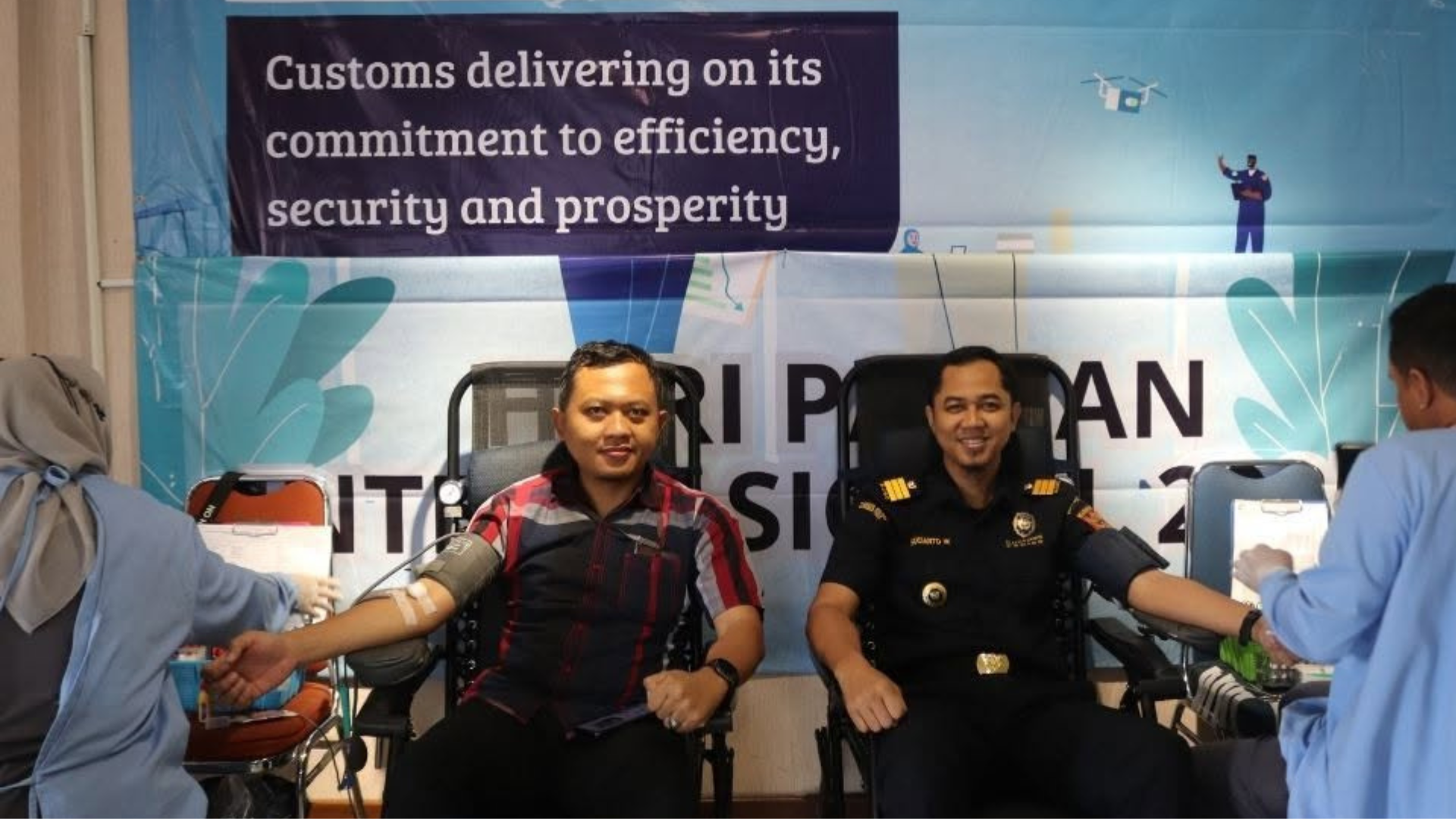 Memperingati Hari Pabean Internasional, Bea Cukai Pangkalpinang Selenggarakan Kegiatan Donor Darah 