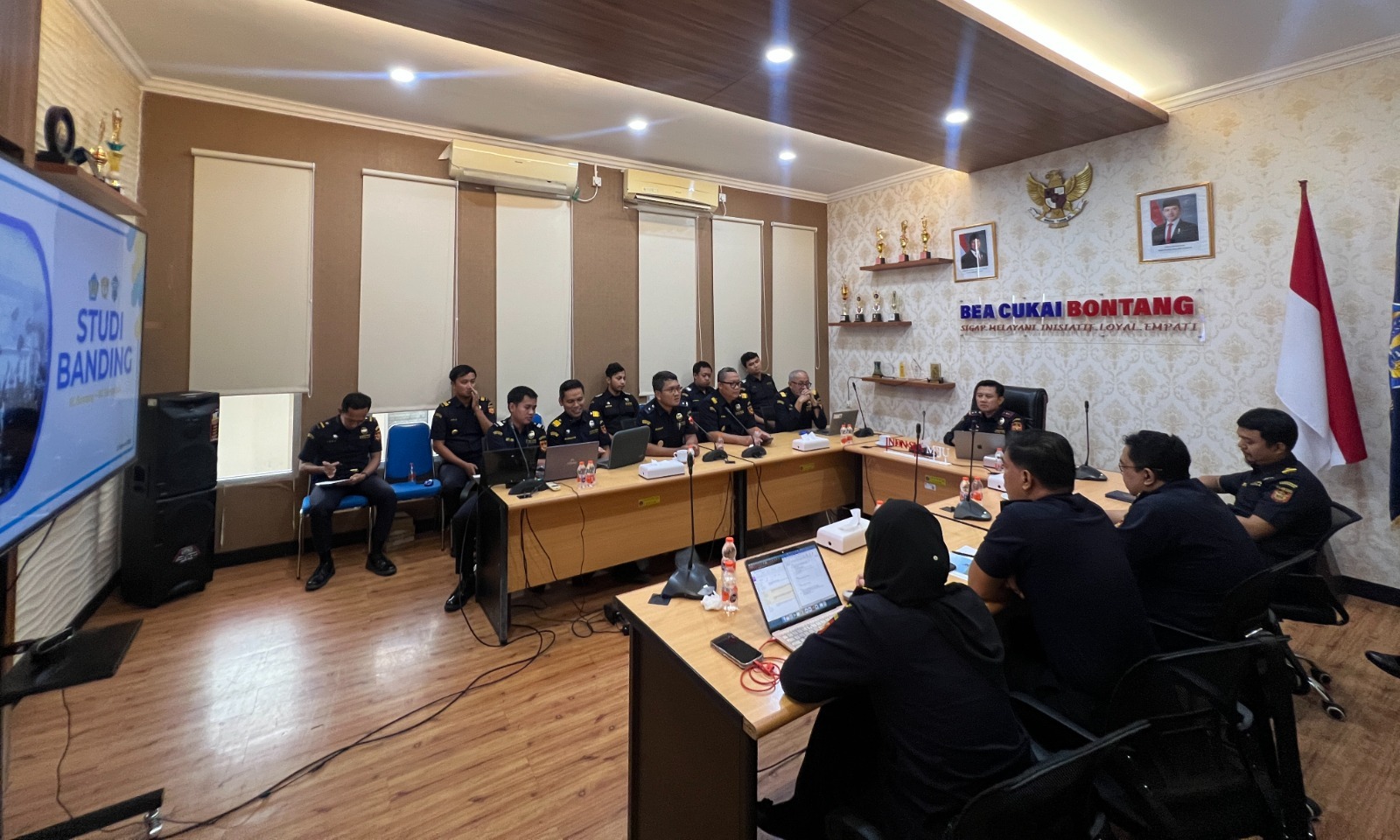 Studi Banding Pembangunan Zona Integritas : Bea Cukai Samarinda Kunjungi Bea Cukai Bontang