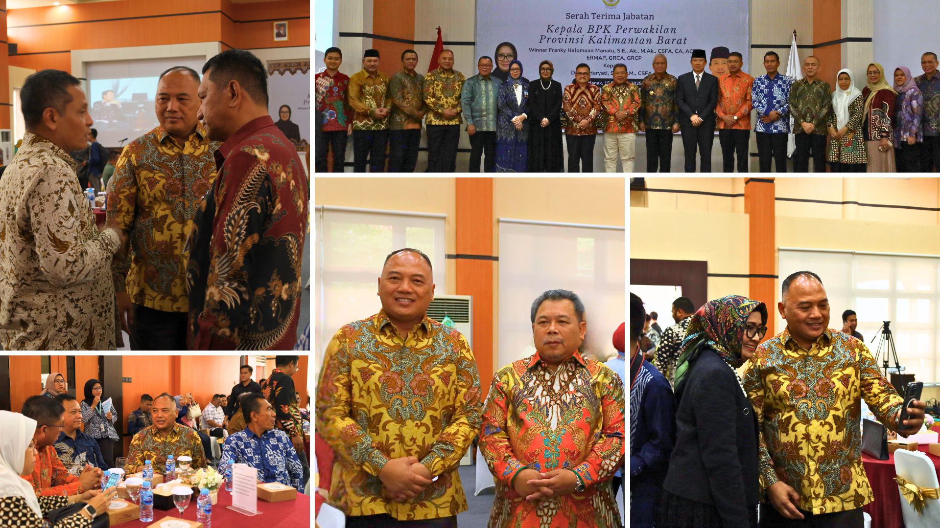 Kakanwil DJBC Kalbagbar Hadiri Serah Terima Jabatan Kepala BPK Perwakilan Kalimantan Barat