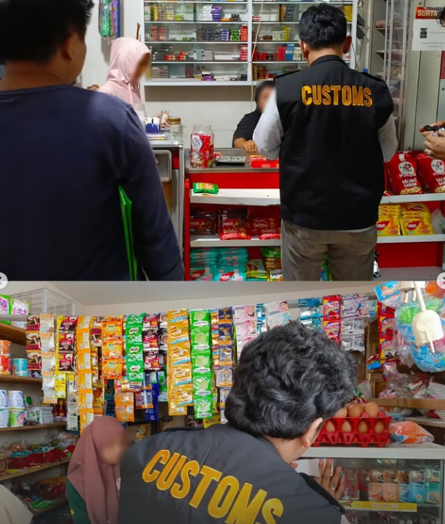 Bea Cukai Pangkal pinang laksanakan operasi pasar (Opsar) Gempur Rokok ILegal